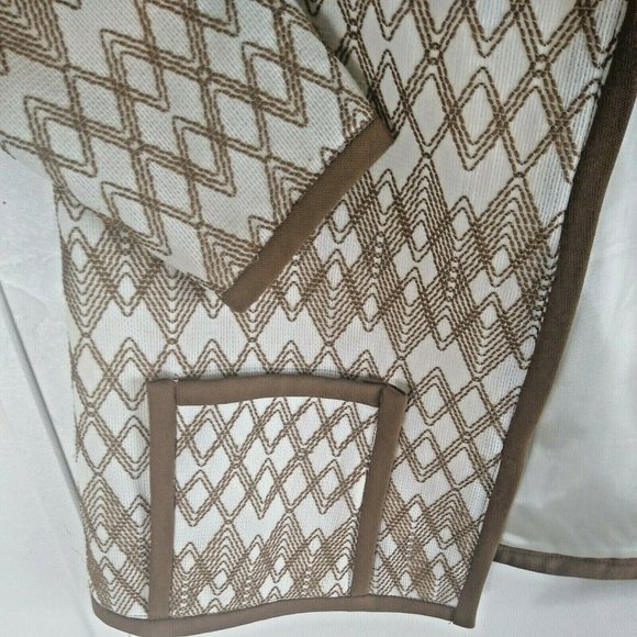 Women's VTG Swing Jacket Blazer Burt Stanley California 70s Zig Zag Stitch M/L - Picture 5 of 8